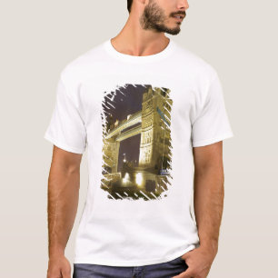 T-shirts Torre Bridge e Rio Tâmisa ao crepúsculo, Londres,