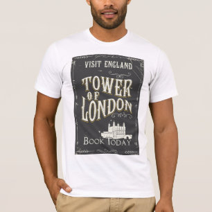 T-shirts Torre de poster vintage londres da Inglaterra