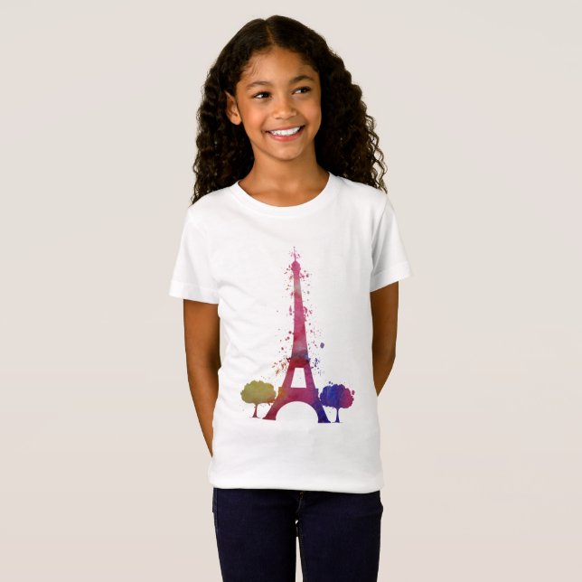 T-shirts Torre Eiffel (Frente Completa)