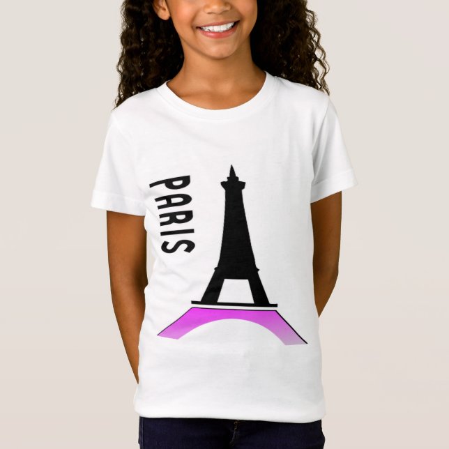 T-shirts Torre Eiffel de Paris (Frente)