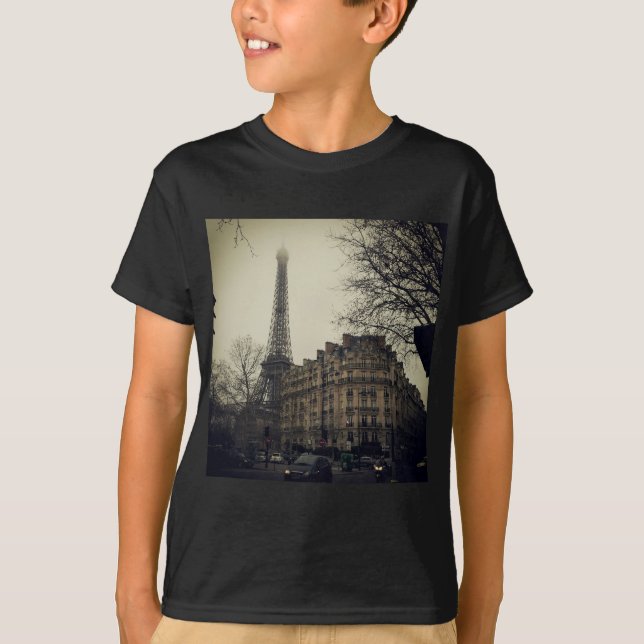 T-shirts Torre Eiffel Paris Cidade Edifício Arquitetura (Frente)