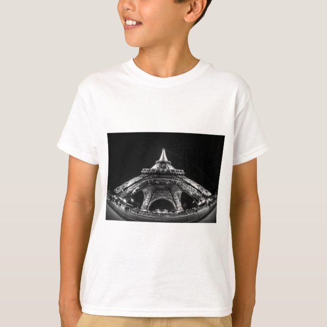 T-shirts Torre Eiffel Paris França (Frente)