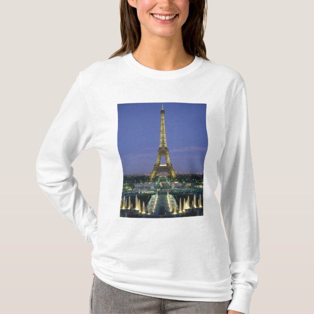 T-shirts Torre Eiffel, Paris, França 2 (Frente)