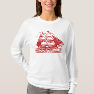 T-shirts Tosquiadeira - vermelho do rubi