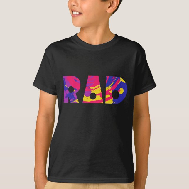 T-shirts Totalmente 80s rad (Frente)