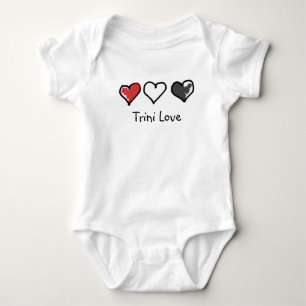 T-shirts Totalmente terno do corpo do bebê do amor de Trin