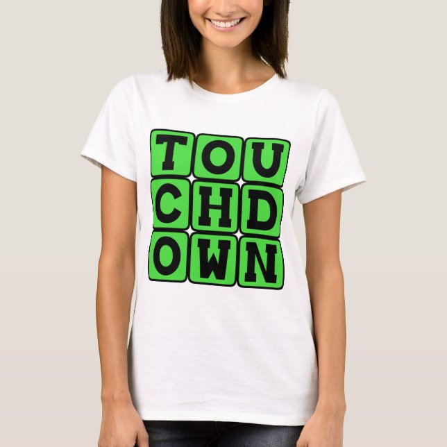 T-shirts Touchdown, Pontuação de Futebol (Frente)