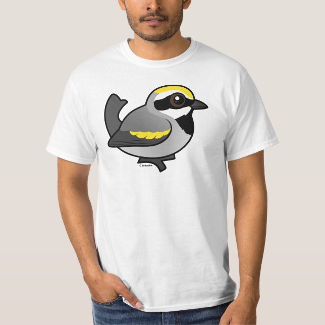 T-shirts toutinegra Ouro-voada (Frente)