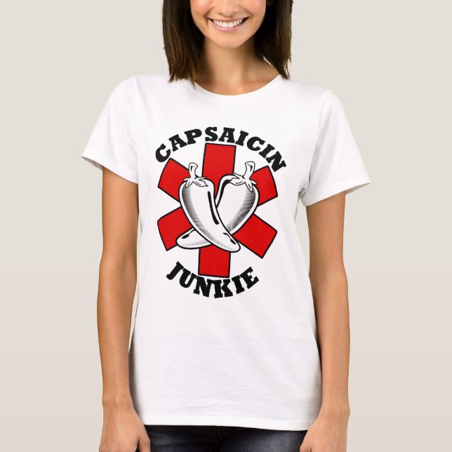 T-shirts Toxicómano do Capsaicin (Frente)