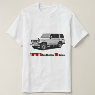 T-shirts Toyota aterra a série HZJ77 do cruzador 70