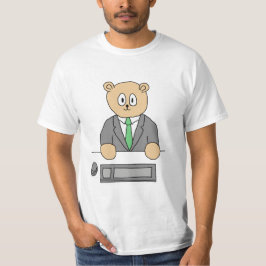 T-shirts Trabalhador de escritório em um laço verde