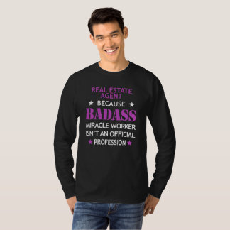 T-shirts Trabalhador de milagre Engraçado-Badass legal do