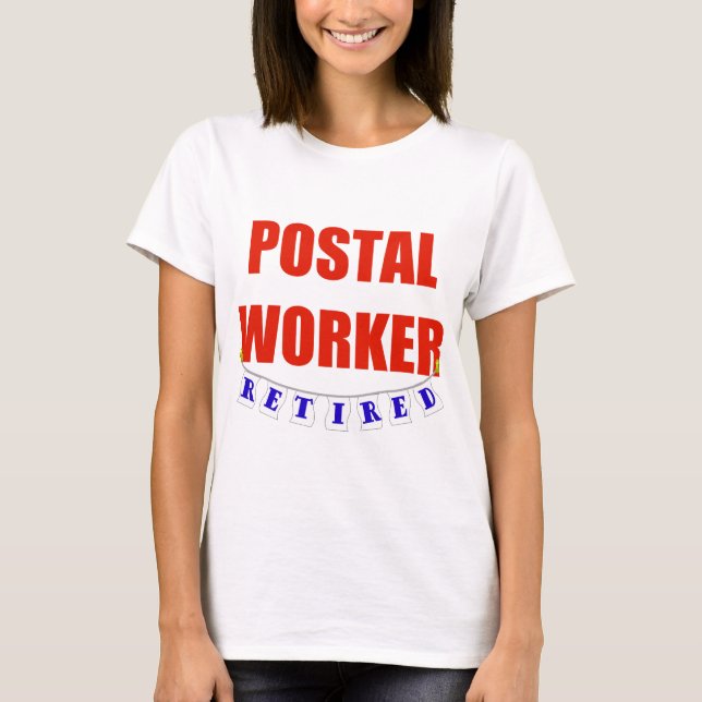 T-SHIRTS TRABALHADOR POSTAL APOSENTADO (Frente)