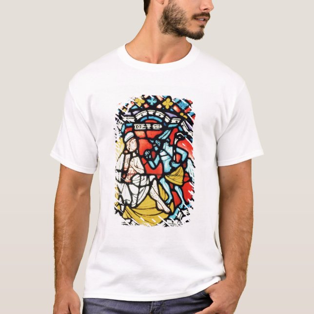 T-shirts Trabalho atormentado pelo diabo, século XII (Frente)