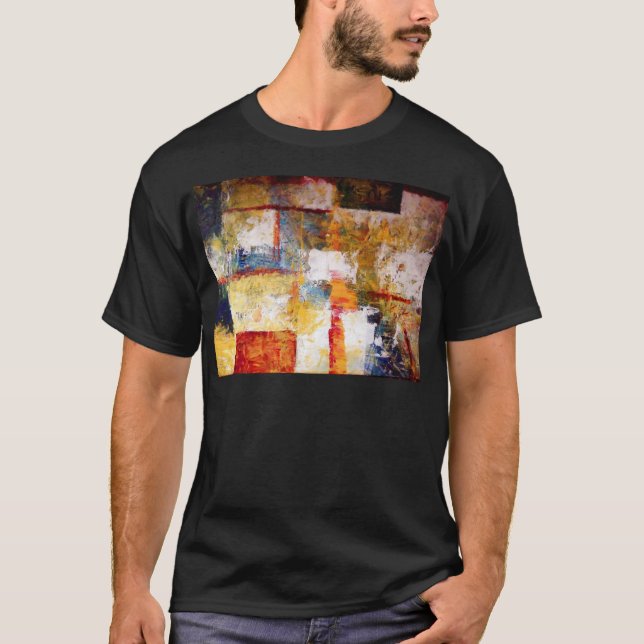 T-shirts Trabalho de arte abstrato (Frente)