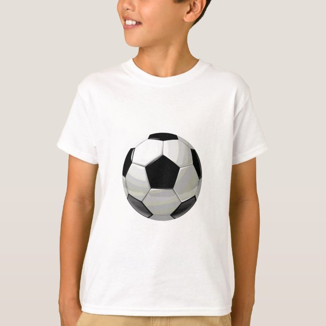 T-shirts Trabalho de arte único do futebol (Frente)