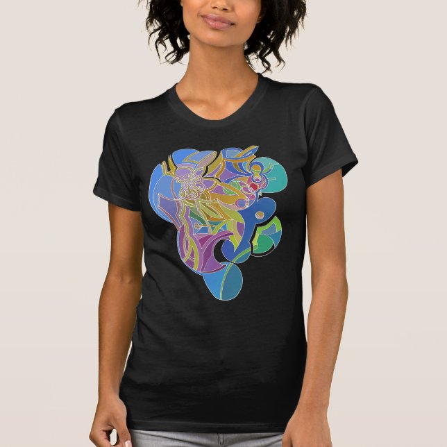 T-shirts Trabalho de arte Whimsical (Frente)