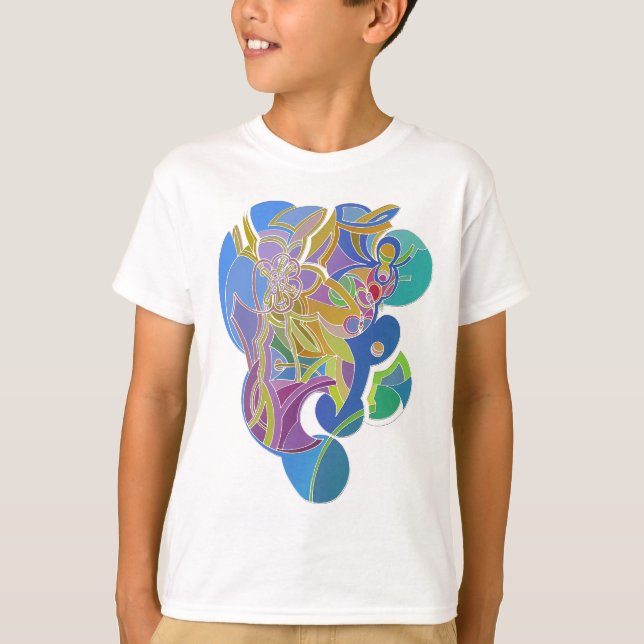 T-shirts Trabalho de arte Whimsical (Frente)
