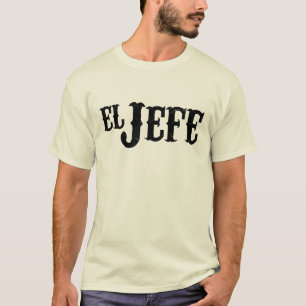 T-shirts Tradução do EL Jefe "camisa engraçada do chefe"