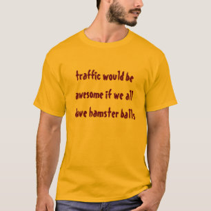 T-shirts tráfego