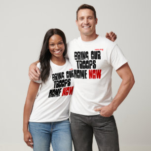 T-shirts Traga nossas tropas em casa agora