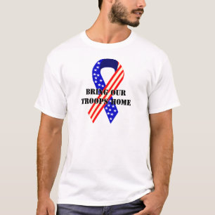 T-shirts Tragam nossas tropas para casa, EUA, fitas
