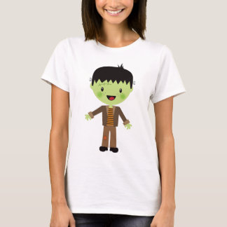 T-shirts Traje bonito de Frankenstein o Dia das Bruxas