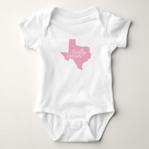 T-shirts Traje de Criança do Estado do Texas, Localmente Cu