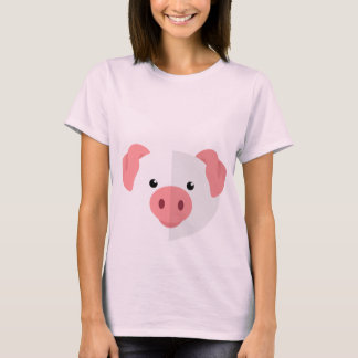 T-shirts Traje leitão bonito do Dia das Bruxas da gravidez