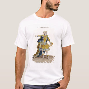 T-shirts Traje para Apollo na ópera "Phaethon", engrav