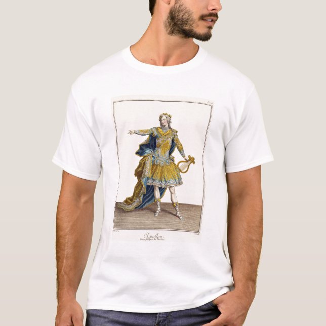 T-shirts Traje para Apollo na ópera "Phaethon", engrav (Frente)