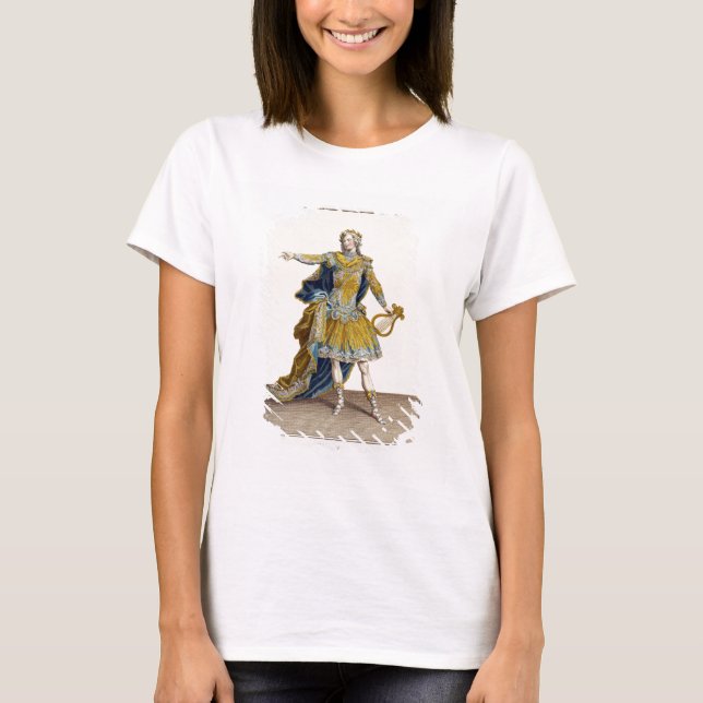 T-shirts Traje para Apollo na ópera "Phaethon", engrav (Frente)