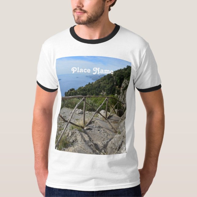 T-shirts Trajeto dos deuses Amalfi (Frente)