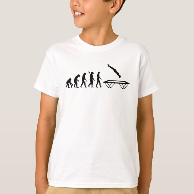 T-shirts Trampolim da evolução (Frente)