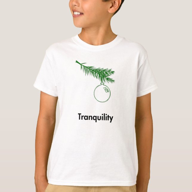 T-shirts Tranquilidade do Ornamento (Frente)