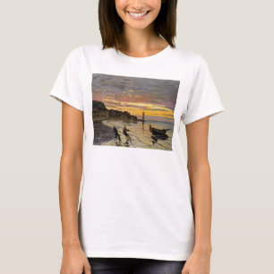 T-shirts Transportando um barco em terra, Honfleur por