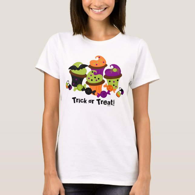 T-shirts Tratamentos de Halloween (Frente)