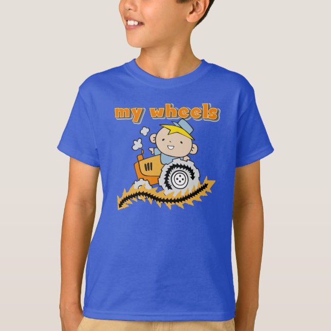 T-shirts Trator minhas rodas (Frente)