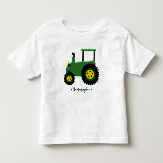 T-shirts Trator Verde Personalizado (Frente)