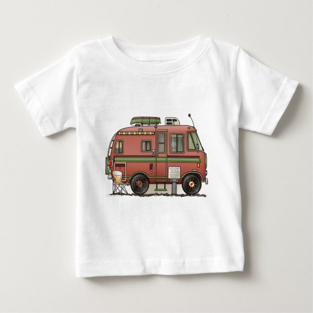 T-shirts Travco Motor Home Camper RV (Frente)