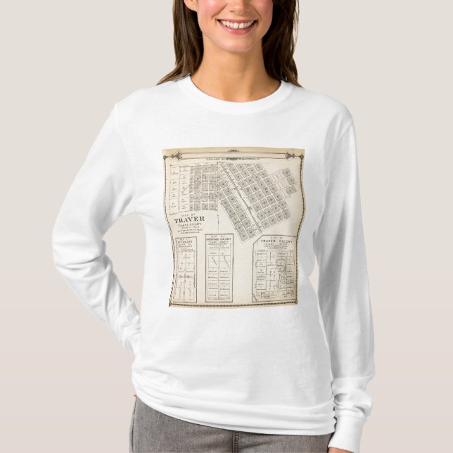 T-shirts Traver, Tulare County (Frente)