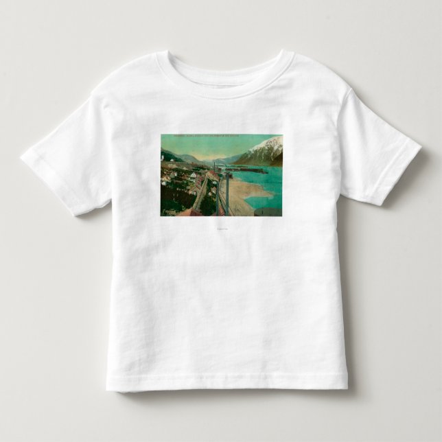 T-shirts Treadwell, AK e cidade e Juneau de Douglas dentro (Frente)