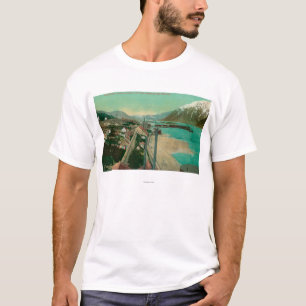 T-shirts Treadwell, AK e cidade e Juneau de Douglas dentro
