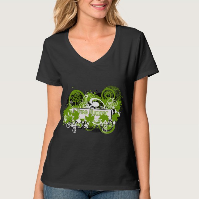 T-shirts Tree Hugger (Frente)
