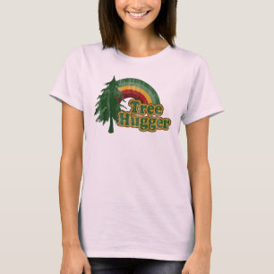 T-shirts Tree Hugger Hippie Rainbow