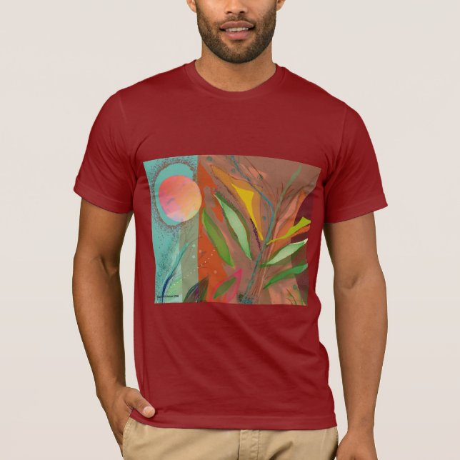 T-shirts TreeTee mágico abstrato (Frente)