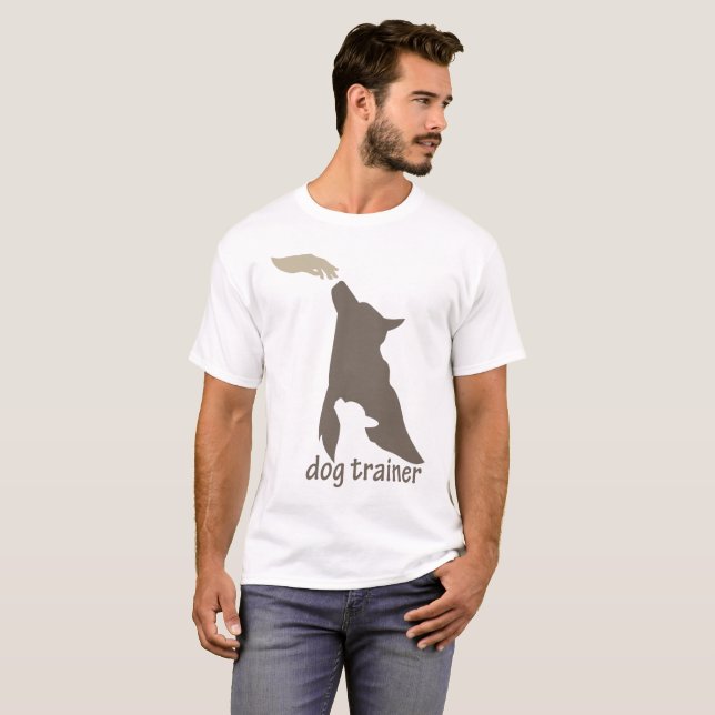 T-shirts treinador de cães (Frente Completa)