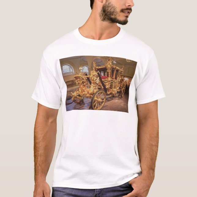 T-shirts Treinador Dourado Londres do estado (Frente)