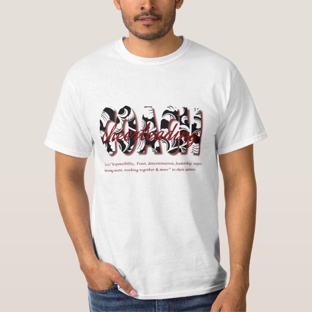 T-shirts treinador floral (Frente)