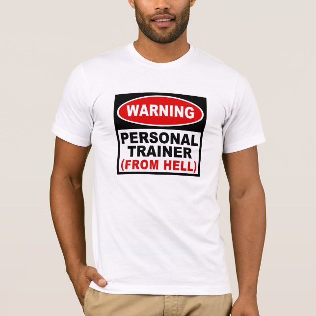 T-shirts Treinador Pessoal Do Inferno (Frente)